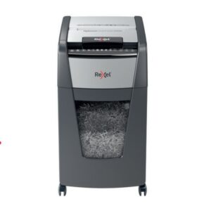 Rexel Optimum Auto+ 300X destructeur de papier Découpage par micro-broyage Noir, Gris