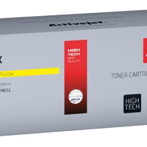 Toner Activejet ATH-654YNX pour imprimantes HP; Remplacement HP 654 CF332A; Suprême; 15000 pages ; jaune