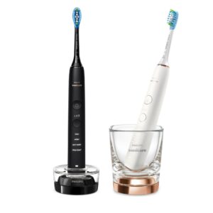 Philips DiamondClean 9000 HX9914/57 2x Brossse à dents électrique avec application