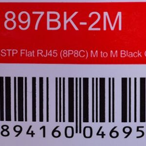 UNITEK CABLE RJ-45, 2m, C1897BK-2M