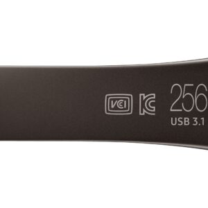Samsung MUF-256BE lecteur USB flash 256 Go USB Type-A 3.2 Gen 1 (3.1 Gen 1) Gris