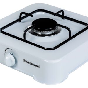 Cuisinière à gaz à 1 brûleur Ravanson K-01T (Blanc)