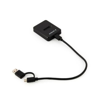 Gembird DD-U3M2 Station d'accueil de disques de stockage USB 3.2 Gen 1 (3.1 Gen 1) Type-C Noir