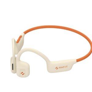 Havit E510BT Freego1 Air – Casque à conduction d'air à oreille ouverte, beige