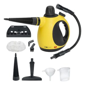 Clatronic DR 3653 Nettoyeur vapeur portable 0,25 L 1050 W Noir, Jaune