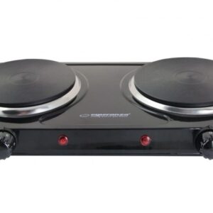 Esperanza EKH010K plaque Noir Comptoir 2 zone(s)