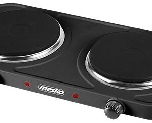 Mesko Home MS 6509 plaque Noir Comptoir Plaque scellée 2 zone(s)