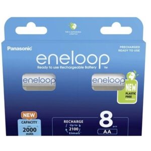 Batteries rechargeables PANASONIC ENELOOP AA 2000 mAh 8 szt (BK-3MCDE/8HH)