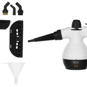 Camry Premium CR 7021 Nettoyeur vapeur portable 0,35 L 1500 W Noir, Blanc