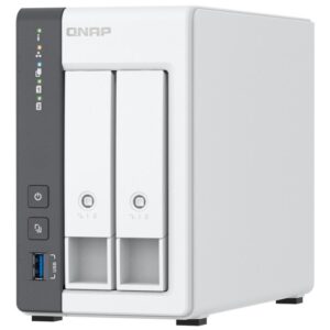 QNAP TS-216G serveur de stockage NAS Tower Cortex-A Cortex-A55 4 Go HDD Blanc