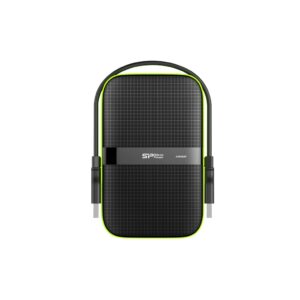 Silicon Power Armor A60 disque dur externe 5000 Go Noir, Vert