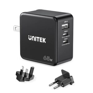UNITEK P1117B chargeur d'appareils mobiles Noir
