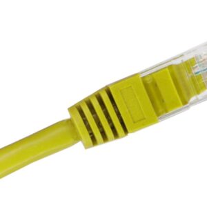 Alantec KKU5CZA1 câble de réseau Jaune 0.25 m Cat5e U/UTP (UTP)