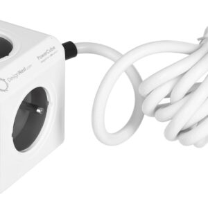 Allocacoc PowerCube Extended Type E multiprise 1,5 m 5 sortie(s) CA Intérieure Gris