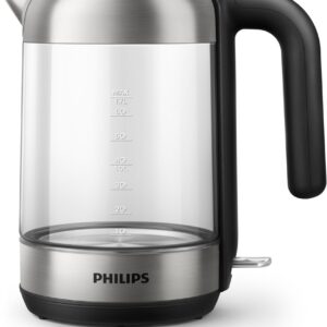 Philips 5000 series Bouilloire en verre, 1,7 l, couvercle amovible