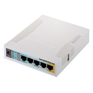 Mikrotik RB951Ui-2HnD Blanc Connexion Ethernet, supportant l'alimentation via ce port (PoE)