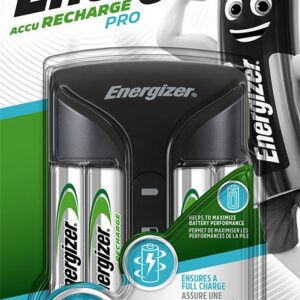 Chargeur de piles Energizer Pro ACU HR6 POW + 2 piles AA 2000 mAh