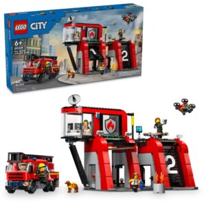 LEGO CITY 60414 CASERNE DE POMPIERS AVEC CAMION DE POMPIERS