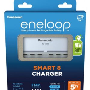Chargeur de batterie PANASONIC Eneloop Smart 8 BQ-CC63 (BQ-CC63E ERP)