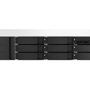 QNAP TS-864EU-RP-8G serveur de stockage NAS Rack (2 U) Ethernet/LAN Noir