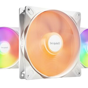 be quiet! Light Wings LX 140 mm PWM | Ventilateur PC ARGB White, Pack de 3