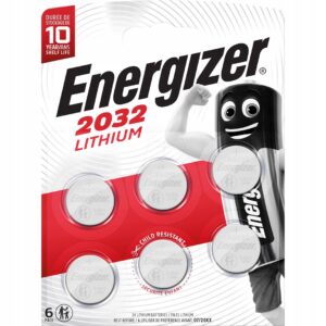 Pile spéciale jetable au lithium Energizer CR2032 6 pièces