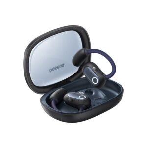 Baseus Eli Fit Open- Ear Casque d'écoute Connectivité sans fil/musique USB Type-C Bluetooth Noir