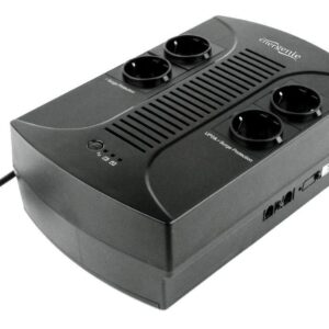 EnerGenie EG-UPS-001 alimentation d'énergie non interruptible Interactivité de ligne 0,65 kVA 390 W 4 sortie(s) CA