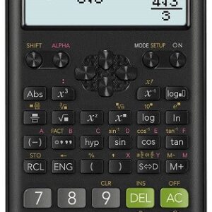 CALCULATRICE SCIENTIFIQUE CASIO FX-350ESPLUS-2 NOIRE, AFFICHAGE 12 CHIFFRES