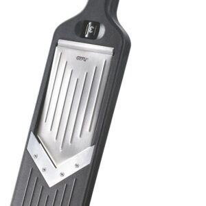 GEFU VIOLI trancheuse Manuel Noir Synthétique ABS, Acier inoxydable