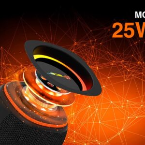 Tracer XtremeBeat Ultra TWS Enceinte Bluetooth Portable Noire 25 W