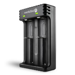Chargeur de batterie pour les batteries rechargeables Li-ion everActive LC-200