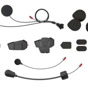 Sena SPIDER-ST1-A01 Kit de montage pour interphone avec microphones et haut-parleurs intégrés Noir