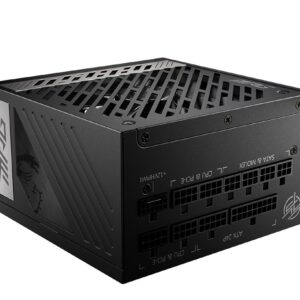 MSI MPG A850G PCIE5 unité d'alimentation d'énergie 850 W 24-pin ATX ATX Noir