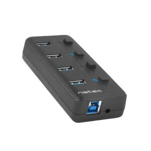 NATEC HUB USB 3.0 MANTIS 2 4-PORT AVEC SWITCH+ALIMENTATION