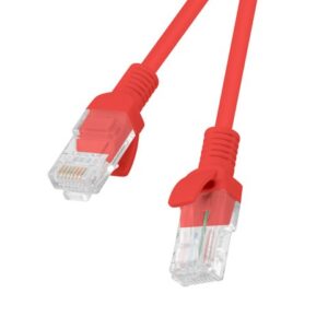 PATCHCORD KAT.6 UTP 3M CZERWONY FLUKE PASSED LANBERG 10-PACK