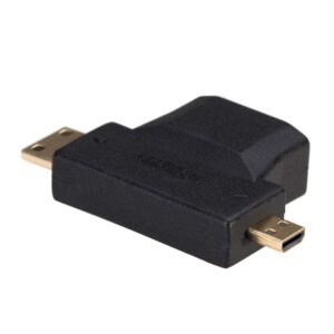 Akyga AK-AD-23 changeur de genre de câble HDMI miniHDMI / microHDMI Noir