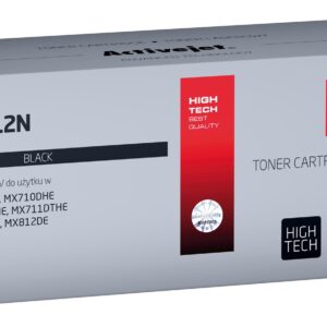 Activejet Cartouche de toner ATL-MX812N pour imprimantes Lexmark; Remplacement Lexmark 62D2000; Suprême; 6000 pages; noire
