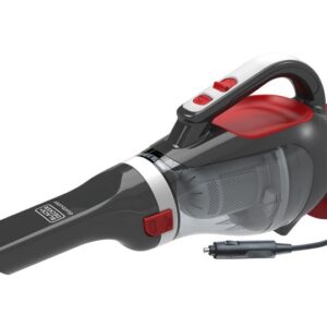 Black & Decker ADV1200 aspirateur de table Gris, Rouge Sans sac
