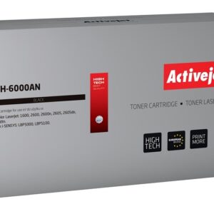 Activejet ATH-6000AN (remplacement HP 124A Q6000A, Canon CRG-707B ; Premium ; 2500 pages ; noir)
