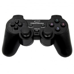 Esperanza EG106 accessoire de jeux vidéo Joystick PC,Playstation 2,Playstation 3 Analogique/Numérique USB 2.0 Noir