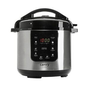 Camry CR 6409 appareil multi-cuissons 6 L 1000 W Noir, Acier inoxydable