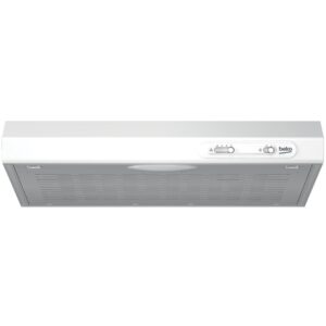 Beko CFB 5310 W hotte 125 m³/h Monté au mur Blanc