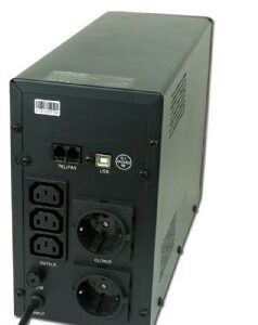 Gembird EG-UPS-033 alimentation d'énergie non interruptible Interactivité de ligne 1200 VA 720 W 3 sortie(s) CA